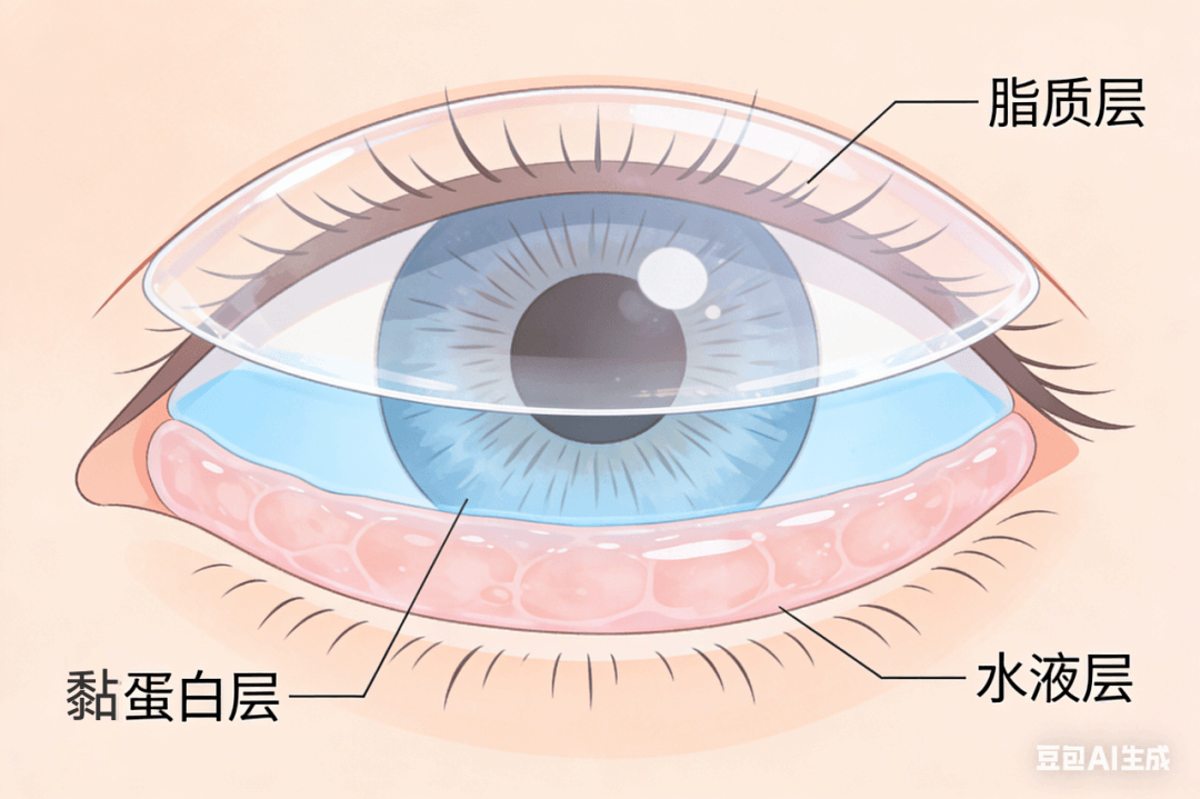 干眼不是简单&ldquo;缺水&rdquo;，是眼睛的&ldquo;三层防护盾&rdquo;出问题了！